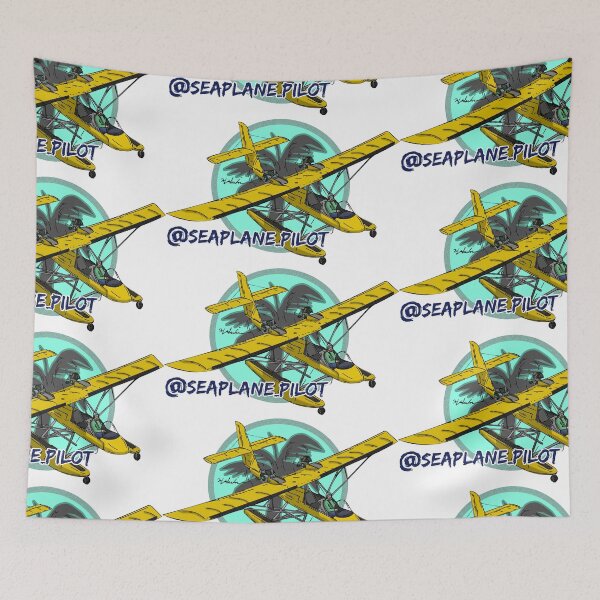 Item preview, Sea Plane Pilot Air Cam Floats Miami yellow designed and sold by Michael Garber.
