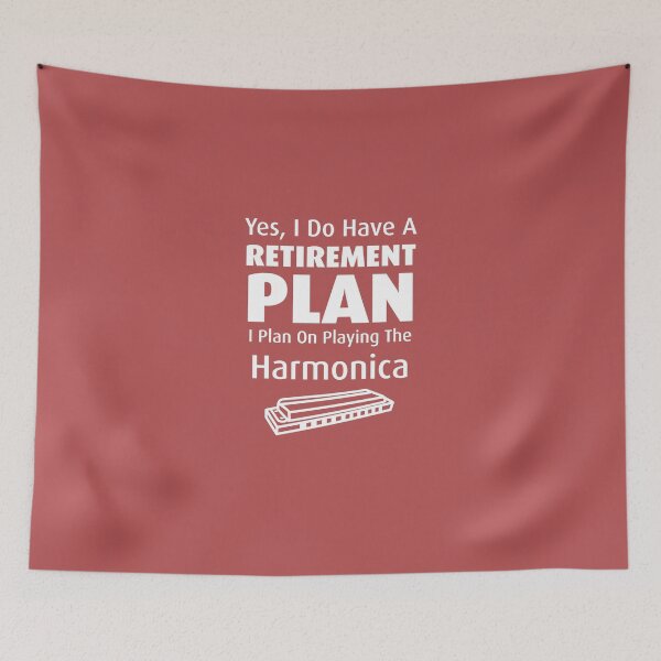 Item preview,  Retirement Plan Playing Harmonica  designed and sold by AlwaysAwesome.