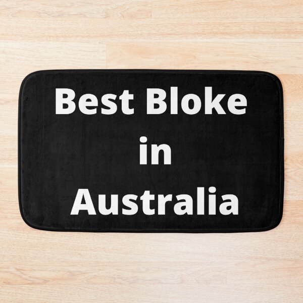 Item preview, White text Best Bloke in Australia designed and sold by freedom4life.