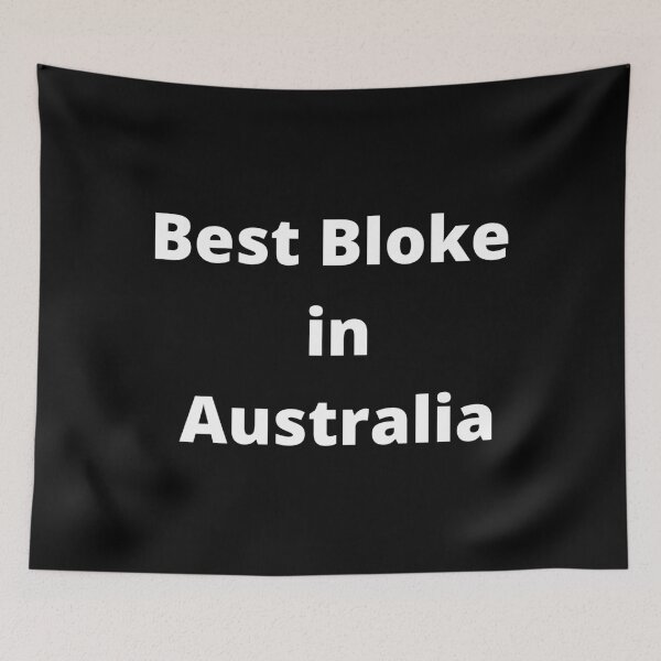 Item preview, White text Best Bloke in Australia designed and sold by freedom4life.