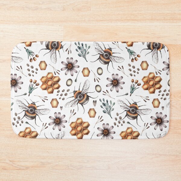 Item preview, Floral and bee themes designed and sold by AletacStore.