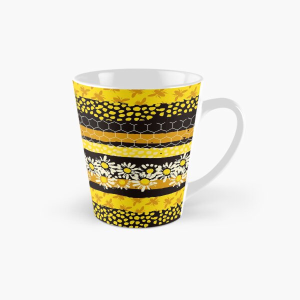 Item preview, Bee Floral Striped Art designed and sold by AletacStore.