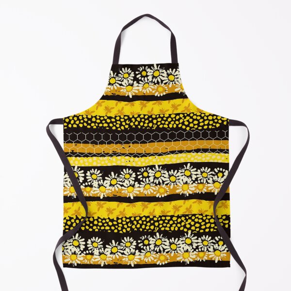 Item preview, Bee Floral Striped Art designed and sold by AletacStore.