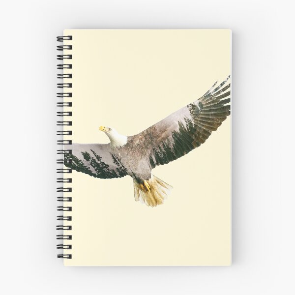 Item preview, Flying nature forest eagle designed and sold by highdegreepro.