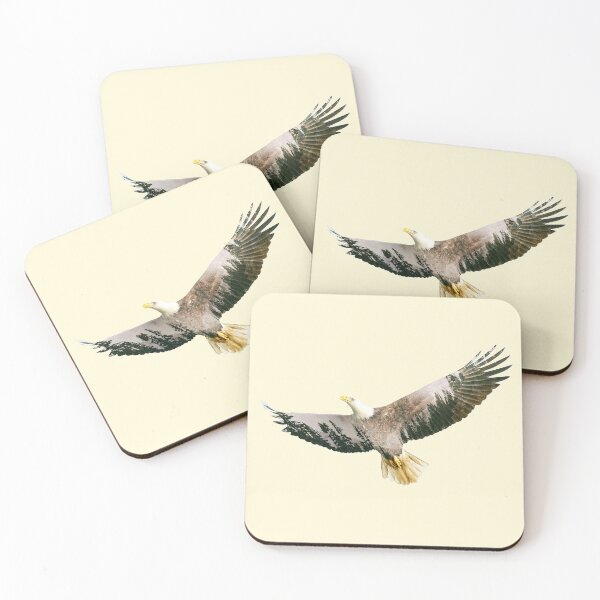 Item preview, Flying nature forest eagle designed and sold by highdegreepro.