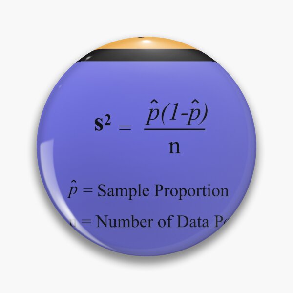 Item preview, One Proportion Variance Equation: The StatistcsMatrix at Redbubble designed and sold by Mark Stansberry.