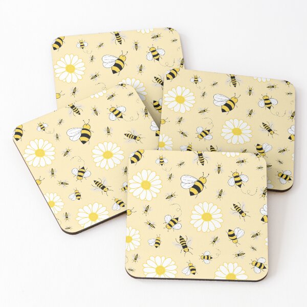 Item preview, Daisy And Bee On Yelllow designed and sold by AletacStore.