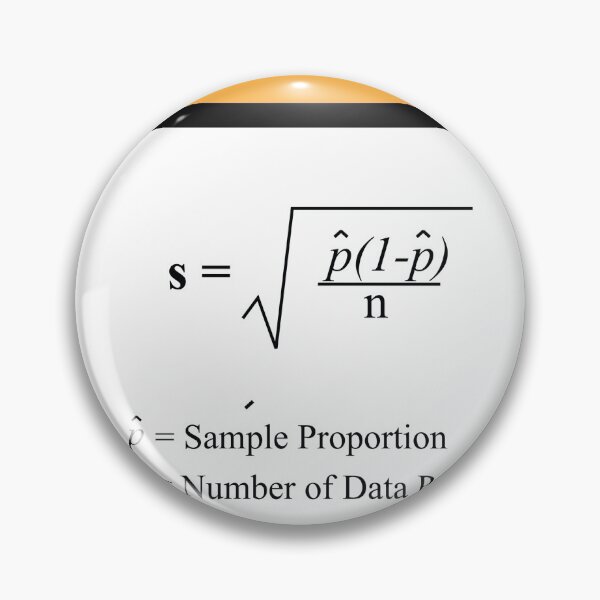 Item preview, One Proportion Standard Deviation Equation: The StatisticsMatrix at Redbubble designed and sold by Mark Stansberry.