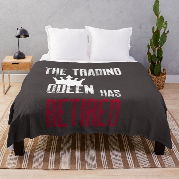 Item preview, The trading Queen has retired- Retirement gift - Unique gift for stock market, crypto, options trader, forex traders and day traders designed and sold by TradingTeesKids.