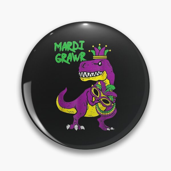 Item preview, Mardi Grawr Jester Trex Dinosaur Cute Mardi Gras Boys designed and sold by DahlilaJo.