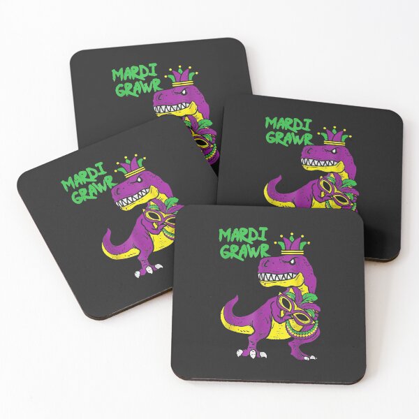 Item preview, Mardi Grawr Jester Trex Dinosaur Cute Mardi Gras Boys designed and sold by DahlilaJo.