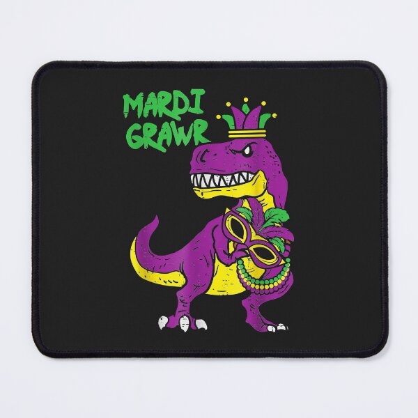 Item preview, Mardi Grawr Jester Trex Dinosaur Cute Mardi Gras Boys designed and sold by DahlilaJo.