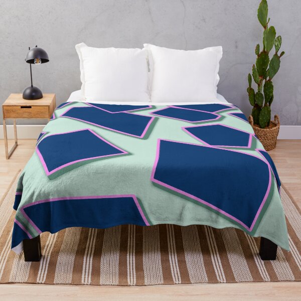 Item preview, Random Geometrical Design Throw Pillow  02 designed and sold by blueocan.