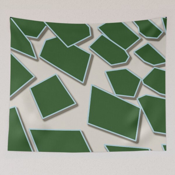 Item preview, Random Geometrical Design Throw Pillow  03 designed and sold by blueocan.