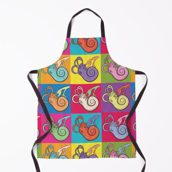 Item preview, Inner Ear Anatomy Colorful Illustration (NoLabels) designed and sold by StacyAnnDesigns.