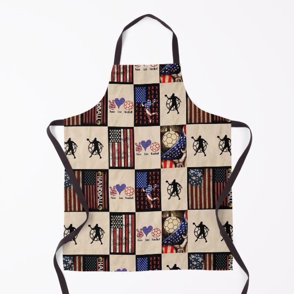 Item preview, Handball Vintage American Flag Patchwork designed and sold by AletacStore.