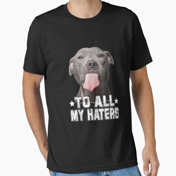Artikel-Vorschau von Pitbull-Hund an alle meine Hasser Lustige Geschenke, designt und verkauft von DahlilaJo.