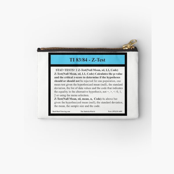 Item preview, One Mean Sample Proportion Equation:  The StatisticsMatrix at Redbubble designed and sold by Mark Stansberry.