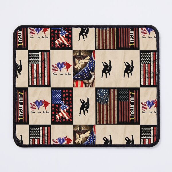 Item preview, Jiu Jitsu  Vintage American Flag Patchwork designed and sold by AletacStore.