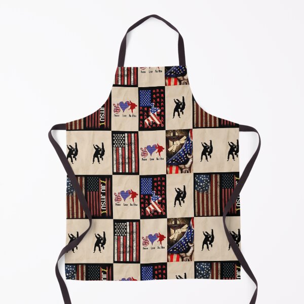 Item preview, Jiu Jitsu Vintage American Flag Patchwork designed and sold by AletacStore.
