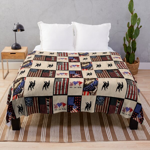 Item preview, Jiu Jitsu Vintage American Flag Patchwork designed and sold by AletacStore.