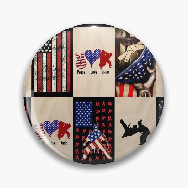 Item preview, Judo  Vintage American Flag Patchwork designed and sold by AletacStore.