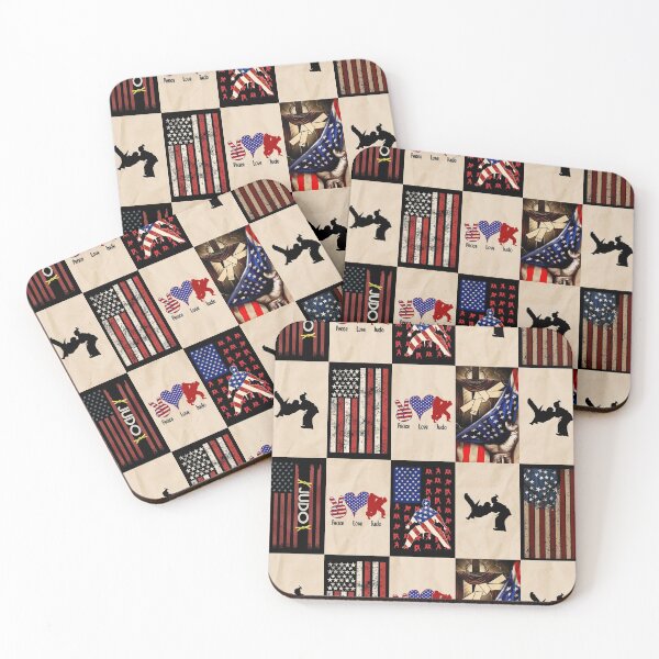 Item preview, Judo  Vintage American Flag Patchwork designed and sold by AletacStore.