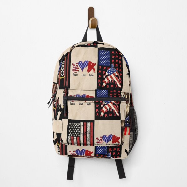 Item preview, Judo Vintage American Flag Patchwork designed and sold by AletacStore.
