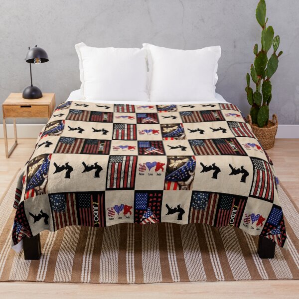 Item preview, Judo  Vintage American Flag Patchwork designed and sold by AletacStore.