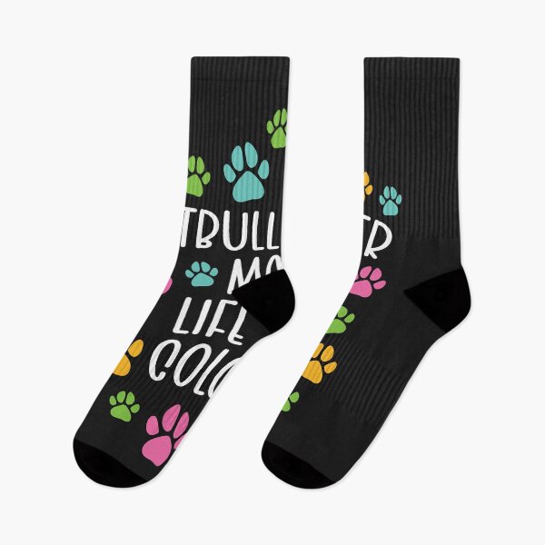 Item preview, Pitbull terrier make life more colorful dog dogs paws designed and sold by DahlilaJo.