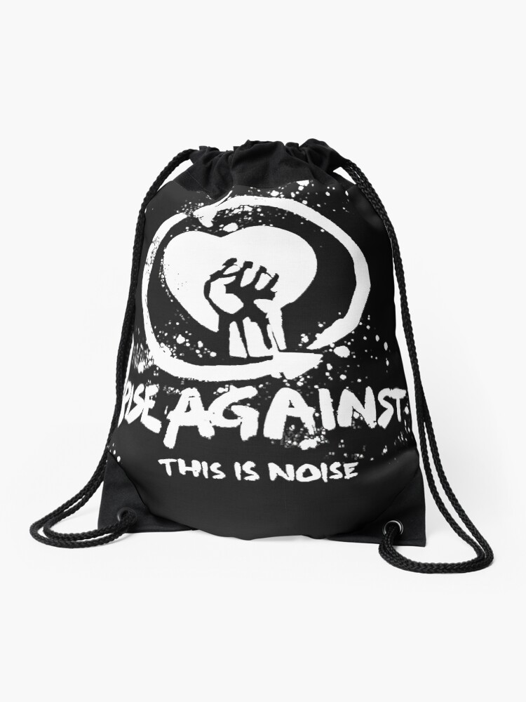 Thumbnail 1 of 3, Drawstring Bag, Rise Against band Music Punk rock designed and sold by KimberlyHamaker.