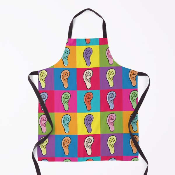 Item preview, Outer Ear Anatomy Colorful Pattern (without center label) designed and sold by StacyAnnDesigns.