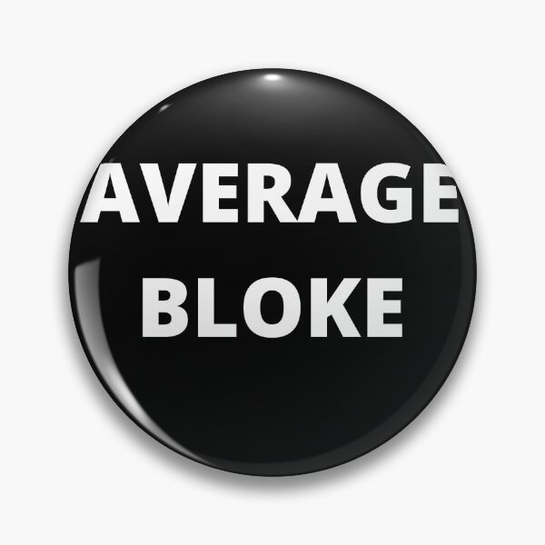 Item preview, White text of Average Bloke  designed and sold by freedom4life.