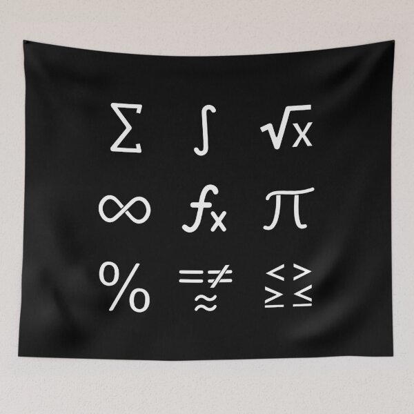 Item preview, Math Symbols designed and sold by murkyswamp.
