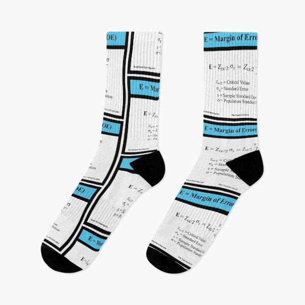 Item preview, Margin of Error, One Population Mean:  The StatisticsMatrix at Redbubble designed and sold by Mark Stansberry.