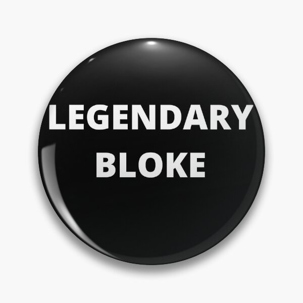 Item preview, White text of Legendary Bloke designed and sold by freedom4life.