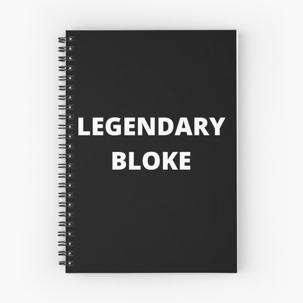 Item preview, White text of Legendary Bloke designed and sold by freedom4life.