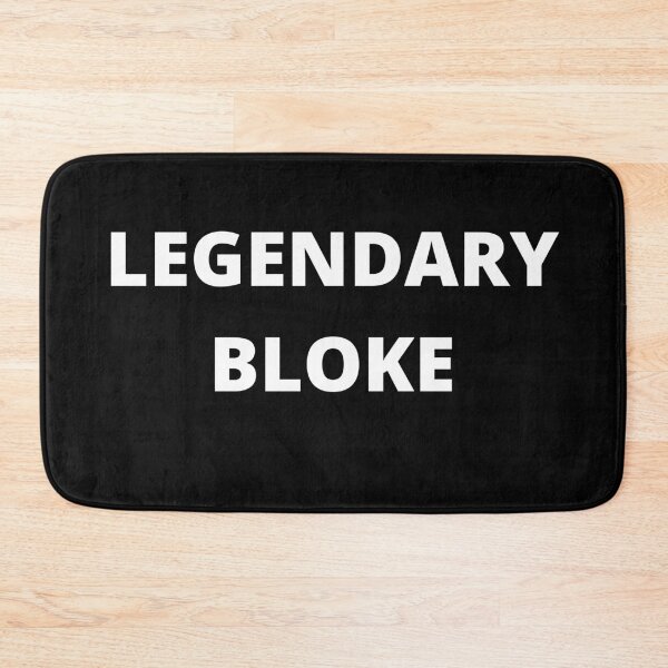 Item preview, White text of Legendary Bloke designed and sold by freedom4life.