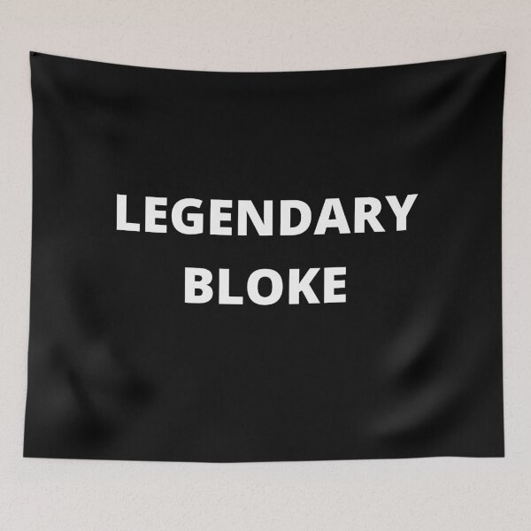 Item preview, White text of Legendary Bloke designed and sold by freedom4life.