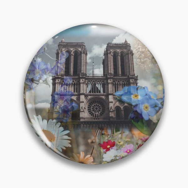 Item preview, Norte Dame de Paris wildflowers designed and sold by TulipsandStars.