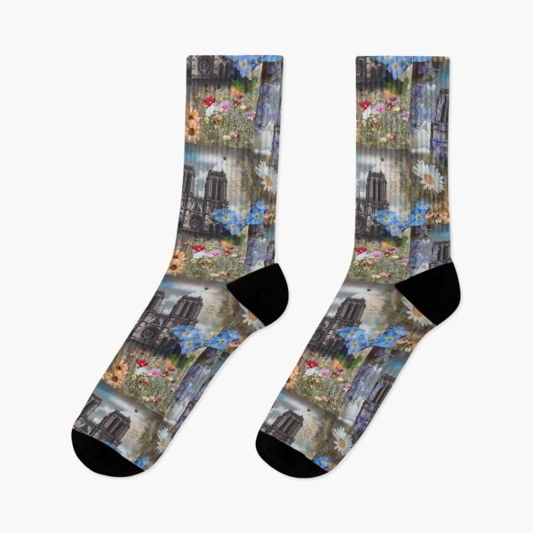 Item preview, Norte Dame de Paris wildflowers designed and sold by TulipsandStars.