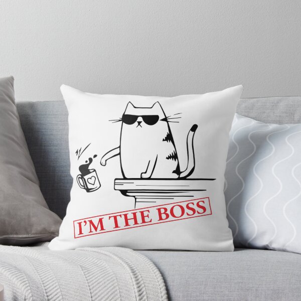 Item preview, I'm The Boss Black Coffee Cup Funny Graphic designed and sold by Gaulen.