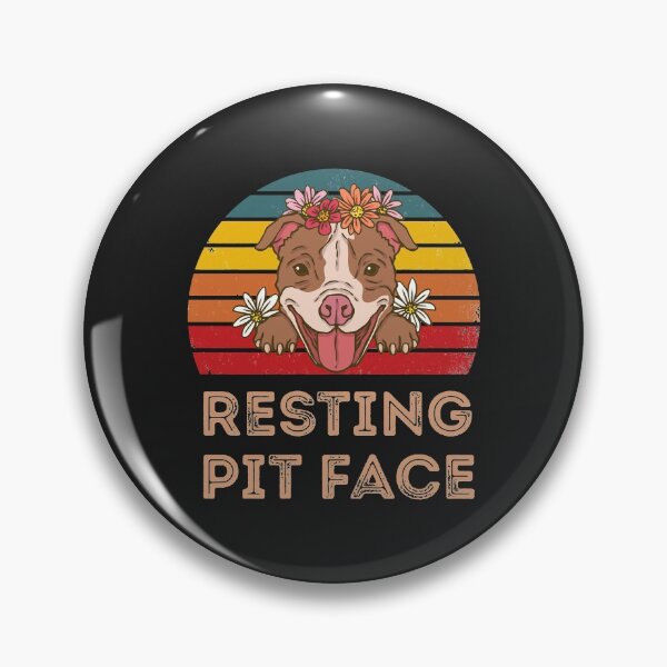 Item preview, Resting Pit Face Cool For Pitbull Lovers and Pittie Owners designed and sold by DahlilaJo.