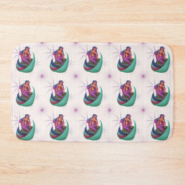 Item preview, Pink and Blue Makes Purple Mermaid designed and sold by artpostropheamy.