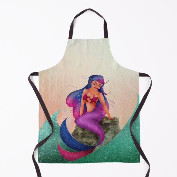 Item preview, Pink and Blue Makes Purple Mermaid designed and sold by artpostropheamy.