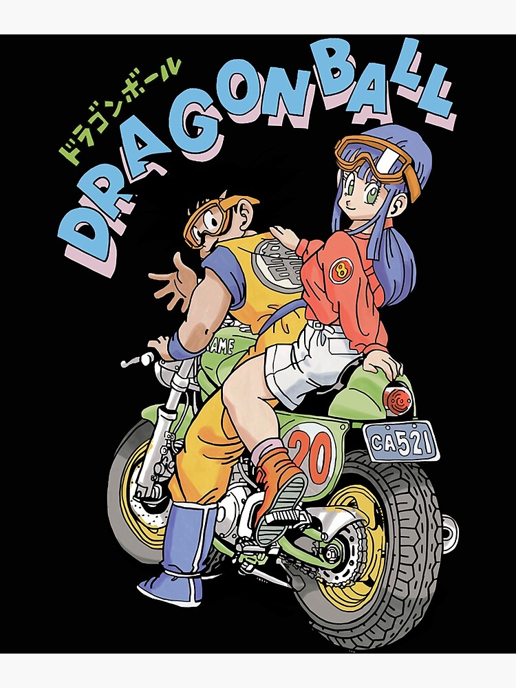 Goku And Bulma Dragon Ball Classic Poster For Sale By Marywrightfd Redbubble 