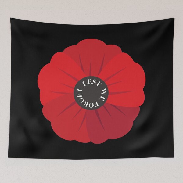 Item preview, Lest We Forget Poppy designed and sold by Grace-Gorilla.