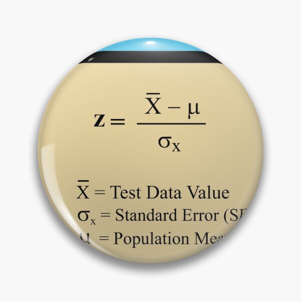 Item preview, Z-Score  Equation: The StatisticsMatrix at Redbubble designed and sold by Mark Stansberry.