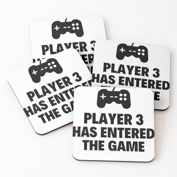 Item preview, Player 3 has entered the game Funny Games Sayings designed and sold by chetan786.