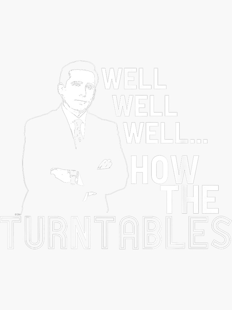"The Office How the Turntables" Sticker for Sale by Immature37 Redbubble